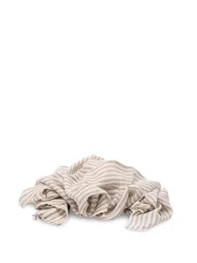 Brunello Cucinelli Women Scarf In Neutral