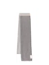 Brunello Cucinelli Men Cashmere And Silk Scarf In Gray