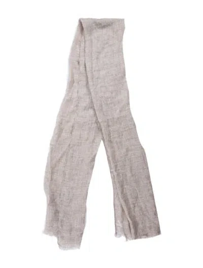 Pre-owned Brunello Cucinelli Scarf In Neutrals