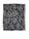 Brunello Cucinelli Leaf-print Cashmere Scarf In Piombo+grigio Medio+panama