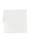 Brunello Cucinelli Metallic-thread Scarf In White