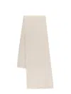 Brunello Cucinelli Cashmere And Silk Sparkling Scarf In White
