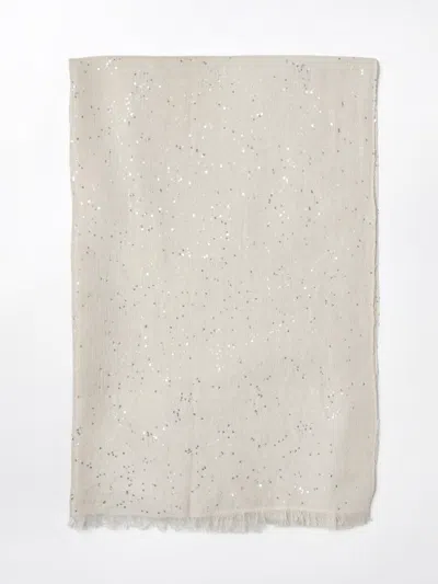 Brunello Cucinelli Scarf Woman  In Brown