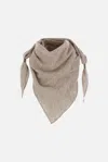 Brunello Cucinelli Scarfs In Gray