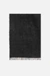 Brunello Cucinelli Sequin Embellished Frayed-edge Scarf In Black