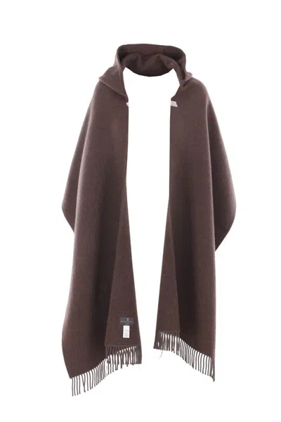 Brunello Cucinelli Scarfs In Brown