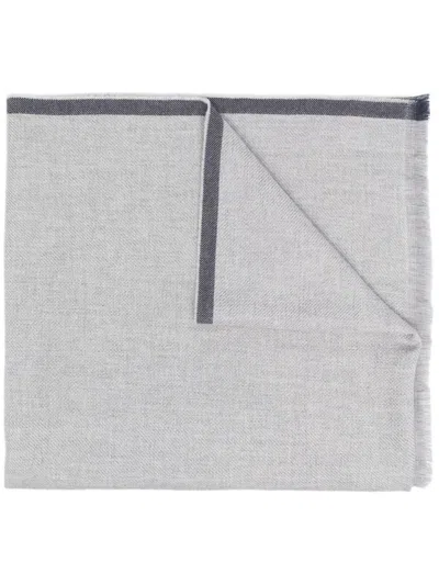 Brunello Cucinelli Scarfs In Gray