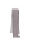 Brunello Cucinelli Men Cashmere And Silk Scarf In Gray