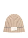 Brunello Cucinelli Hat In Light Camel+dark Gray