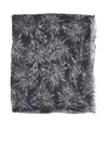 Brunello Cucinelli Leaf-print Cashmere Scarf In Piombo+grigio Medio+panama