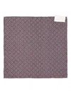 Brunello Cucinelli Geometric-pattern Pocket Square In Pink