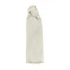 Brunello Cucinelli Sparkling Scarves And Foulards Silver