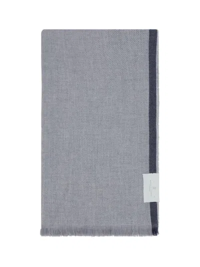 Brunello Cucinelli Scarves In Gray