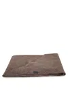 Brunello Cucinelli Cashmere Scarf With Necklace In Brown