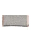 Brunello Cucinelli Grey Cashmere Scarf In Gray