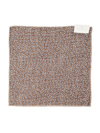 Brunello Cucinelli Scarves In Taupe+sand+denim+madreperl