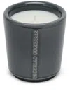 Brunello Cucinelli Logo Vase Candle In Pearl Grey