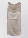 Brunello Cucinelli Scoop Neck Sleeveless Top