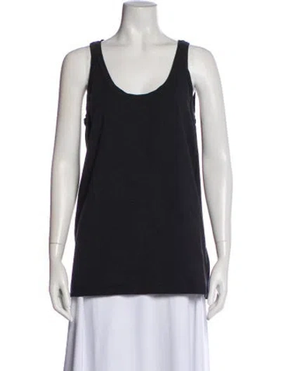 Pre-owned Brunello Cucinelli Scoop Neck Sleeveless Top In Gray