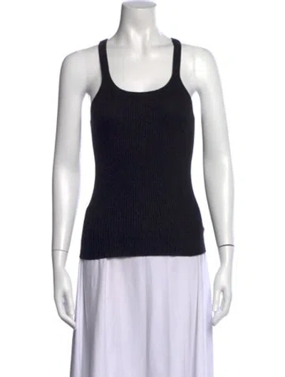 Pre-owned Brunello Cucinelli Scoop Neck Sleeveless Top In Grey