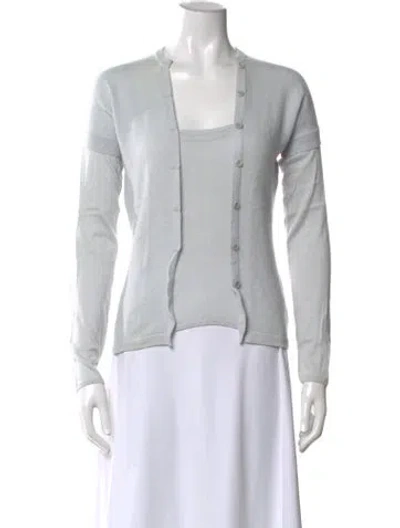 Pre-owned Brunello Cucinelli Scoop Neck Sweater In Blue