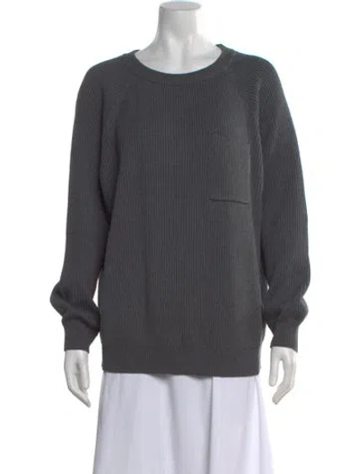 Pre-owned Brunello Cucinelli Scoop Neck Sweater In Gray
