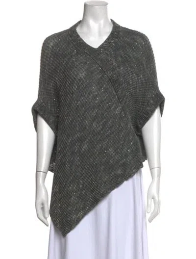 Pre-owned Brunello Cucinelli Scoop Neck Sweater In Grey