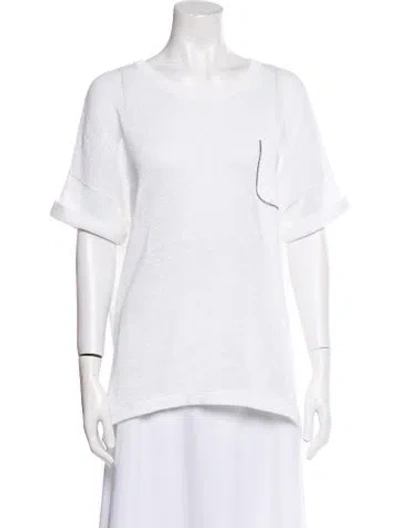 Pre-owned Brunello Cucinelli Scoop Neck Sweater In Neutral