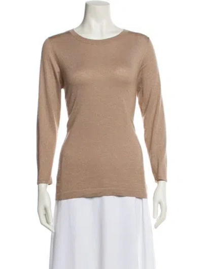 Pre-owned Brunello Cucinelli Scoop Neck Sweater In Neutral