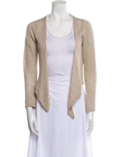 Pre-owned Brunello Cucinelli Scoop Neck Sweater In White