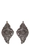 Brunello Cucinelli Sculptured Silver Earrings