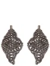 Brunello Cucinelli Sculptured Silver Earrings