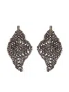 Brunello Cucinelli Sculptured Silver Earrings
