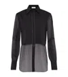 Brunello Cucinelli Semi-sheer Button-up Shirt In Black