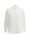 Brunello Cucinelli Semi-transparent Shirt In White