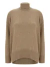 Brunello Cucinelli Sequin Sweater Sweaters And Cardigans Brown In Brown