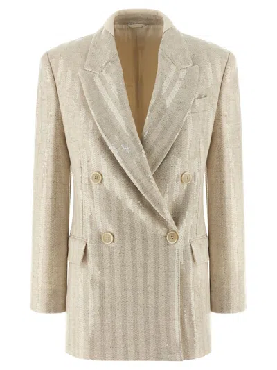 BRUNELLO CUCINELLI BRUNELLO CUCINELLI SEQUIN BLAZER