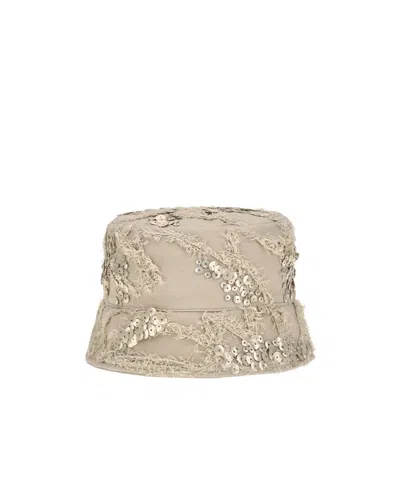 BRUNELLO CUCINELLI SEQUIN BUCKET HAT