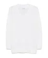 Brunello Cucinelli Sequin-detailed Sweater In White