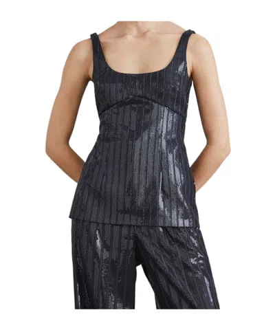 Brunello Cucinelli Sequin-embellished Blouse In Black