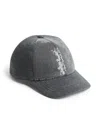 Brunello Cucinelli Sequin-embellished Cap In Grey