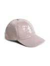 Brunello Cucinelli Sequin-embellished Cap In Pink