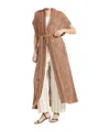 Brunello Cucinelli Sequin-embellished Cardi-coat In Nude