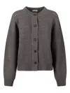 Brunello Cucinelli Sequin-embellished Cardigan In Gray