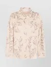 Brunello Cucinelli Sequin Embellished Casual Top With Buttoned Cuffs