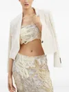 Brunello Cucinelli Sequin-embellished Crochet Sweater In Neutral