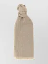 Brunello Cucinelli Sequin Embellished Fringed Rectangular Scarf