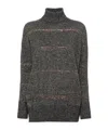 Brunello Cucinelli Sequin-embellished Knitted Jumper In Black