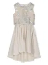 Brunello Cucinelli Sequin-embellished Linen Dress Set In Neutrals