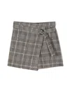 Brunello Cucinelli Sequin Check Skort In C4420